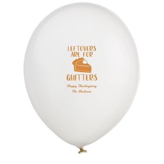 Thanksgiving Leftovers Latex Balloons